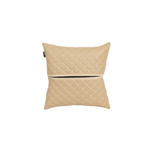 Подушка EVAtech ECO 40x40 см бежева з бежевою ниткою (SPBCSII)