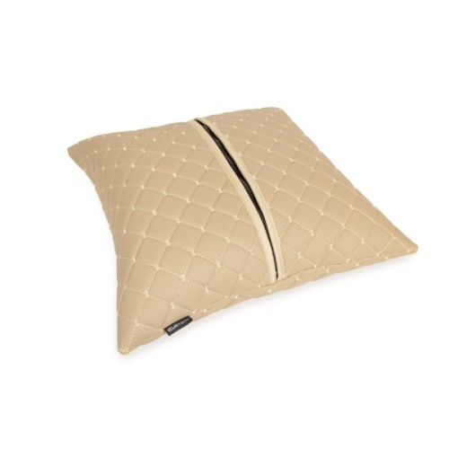 Подушка EVAtech ECO 40x40 см бежева з бежевою ниткою (SPBCSII)