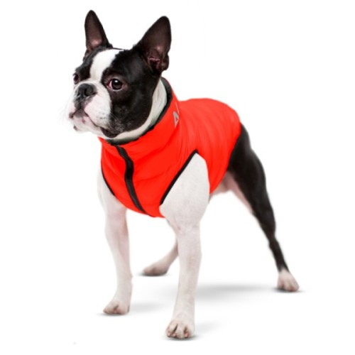 Курточка для тварин Airy Vest двостороння XS 22 червоно-чорна (1700)