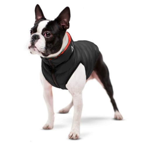 Курточка для тварин Airy Vest двостороння XS 22 червоно-чорна (1700)