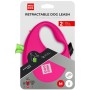 Повідець для собак WAUDOG R-leash з контейнером для пакетів M до 20 кг 5 м рожевий (26287)