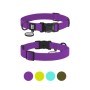 Нашийник для тварин WAUDOG Magnet c QR паспортом, магнітна пряжка-фастекс XL фіолетовий (27979)