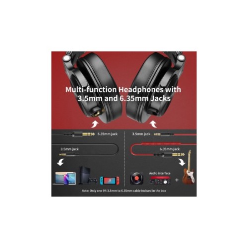 Навушники OneOdio A71 3,5мм/6,35мм Black/Red (A71 Red)