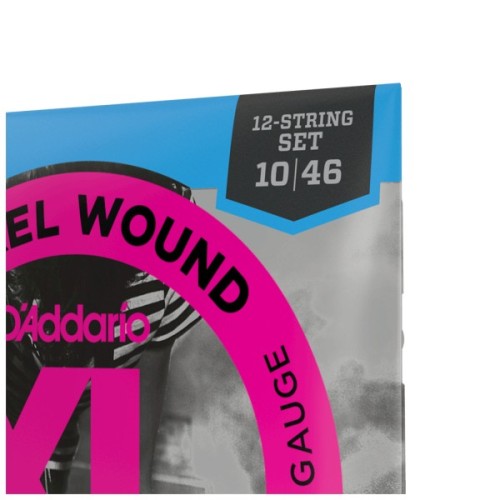 Струни для гітари D'Addario XL Nickel Wound Regular Light 12-String (10-46) (EXL150)