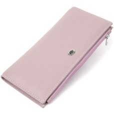 Гаманець ST Leather Шкіряний Ліловий (19384)