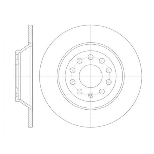 Гальмівний диск REMSA 6969.00