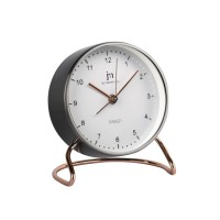 Настільний годинник Lowell будильник, сірий (JA7088G)