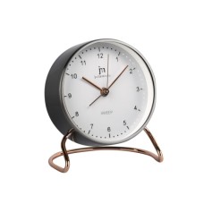 Настільний годинник Lowell будильник, сірий (JA7088G)