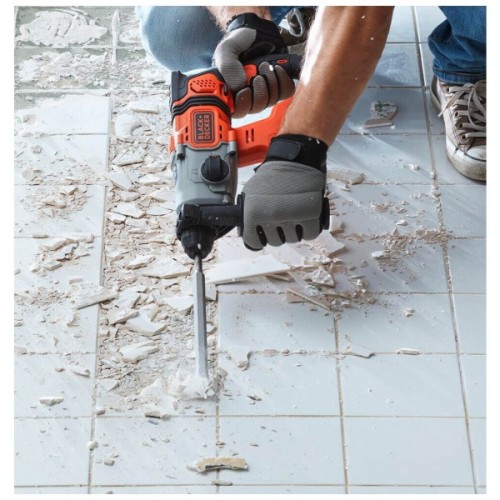 Перфоратор Black&Decker SDS-Plus,18 В, 1.2 Дж, 3 режими, 2.6 кг (без АКБ та ЗУ) (BCD900B)