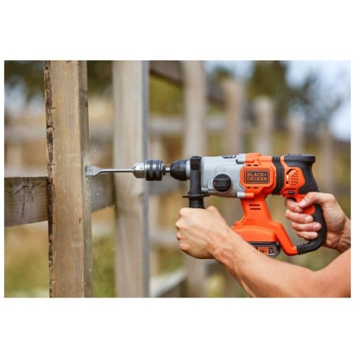 Перфоратор Black&Decker SDS-Plus,18 В, 1.2 Дж, 3 режими, 2.6 кг (без АКБ та ЗУ) (BCD900B)