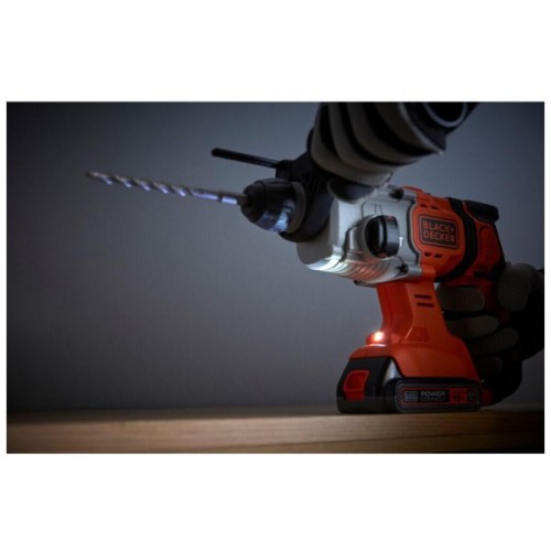 Перфоратор Black&Decker SDS-Plus,18 В, 1.2 Дж, 3 режими, 2.6 кг (без АКБ та ЗУ) (BCD900B)