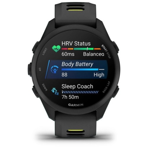 Смарт-годинник Garmin Forerunner 170 Music, GPS, WiFi, Black/Amp Yellow, GPS смарт-годинник (010-03920-10)