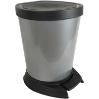 Контейнер для сміття Алеана З педаллю Сірий 18 л (алн 124066/сірий)