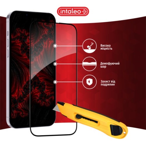 Скло захисне Intaleo Full Glue ESD Apple iPhone 17e Black (1283126636967)