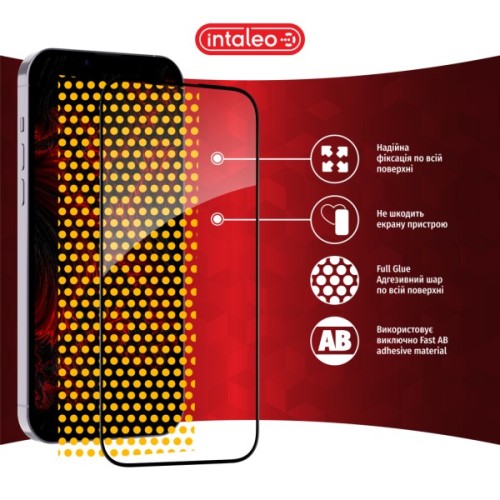 Скло захисне Intaleo Full Glue ESD Apple iPhone 17e Black (1283126636967)