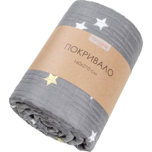 Покривало Home Line стьобане Зірки 210х240 (177325)