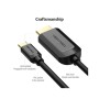 Кабель мультимедійний USB-C to HDMI M 1.5m black Vention (CGUBG)