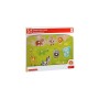 Розвиваюча іграшка Hape дерев'яна рамка-вкладиш Звірята з джунглів (E1405)