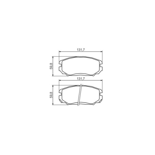 Гальмівні колодки Bosch 0 986 494 374