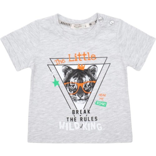 Набір дитячого одягу Breeze з тигриком (19742-80B-gray)