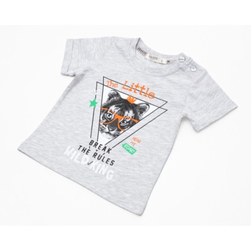 Набір дитячого одягу Breeze з тигриком (19742-80B-gray)