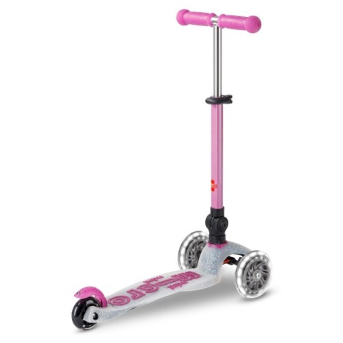 Самокат Micro Mini Deluxe складний серії Foldable Orion Glow LED" Рожевий" (MMD373)