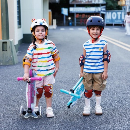 Самокат Micro Mini Deluxe складний серії Foldable Orion Glow LED" Рожевий" (MMD373)