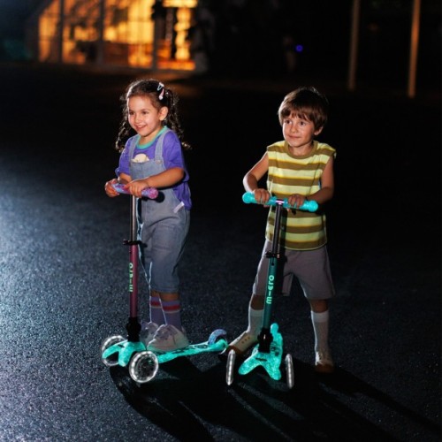 Самокат Micro Mini Deluxe складний серії Foldable Orion Glow LED" Рожевий" (MMD373)