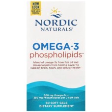 Вітамінно-мінеральний комплекс Nordic Naturals Омега-3 з фосфоліпідами, Omega-3™ Phospholipids, 60 гелевих капсу (NOR-01621)