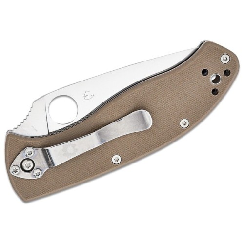 Ніж Spyderco Tenacious M4 Brown G10 (C122GBNM4P)