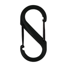 Карабін туристичний Nite ize Plastic Carb S Biner Size 6 NI676 All Black (4823082709571)