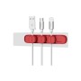 Тримач для кабелю Baseus Peas Cable Clip Red (ACWDJ-09)