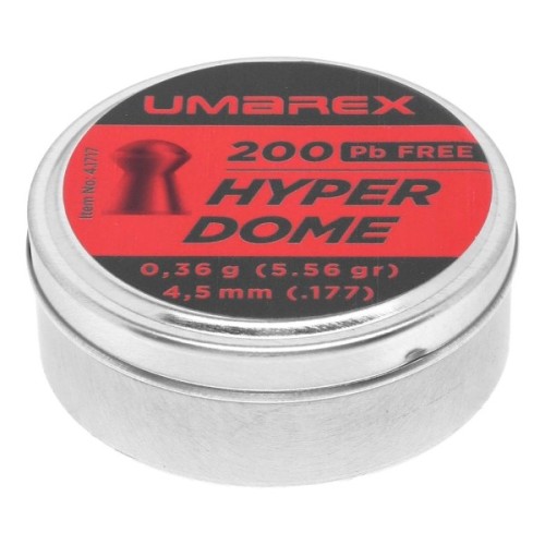 Пульки Umarex Hyperdome 4,5 мм 0,36 г 200 шт (4.1717)