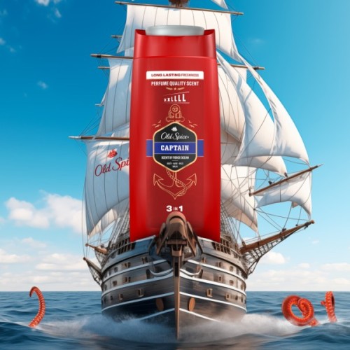 Гель для душу Old Spice Captain 675 мл (8006540280140)