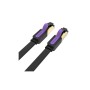 Патч-корд 15м, UTP cat 7 RJ-45 flat black Vention (ICABN)