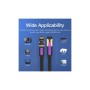 Патч-корд 15м, UTP cat 7 RJ-45 flat black Vention (ICABN)
