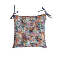 Подушка на стілець Прованс MixPrint 504 зігзаг 40х40 см (4823093449923)