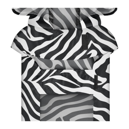 Дощовик для тварин WAUDOG Clothes з капюшоном "Зебра" XL (359-0055)