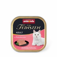 Паштет для котів Animonda Vom Feinsten Adult with Turkey hearts 100 г (4017721832038)