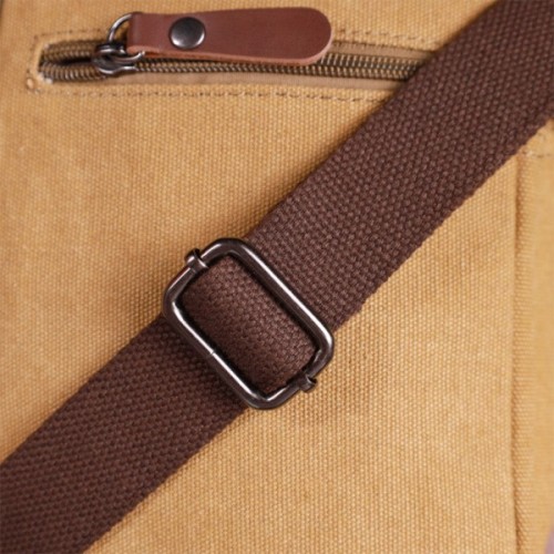 Сумка Vintage Зі щільного текстилю Пісочна (22222)