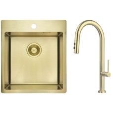 Мийка кухонна Deante Olfato ZPO_R10A + зміш. BQO_R72M (ZPOER10A)