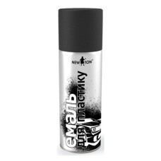 Аерозольна фарба для автомобіля New Ton для пластика структ.чорна.400мл (696)