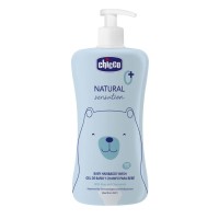 Дитячий гель для душу Chicco Natural Sensation Без Сліз шампун 500 мл 8058664163731 (11517.00)