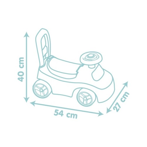 Чудомобіль Smoby Little Котик 54 х 27 х 40 см, 10 міс.+ (140503)