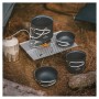 Набір туристичного посуду Naturehike NH18T018-G, алюміній, 2 каструлі, 2 кришки (6927595785515)
