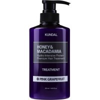 Маска для волосся Kundal Honey & Macadamia Protein Hair Treatment Pink Grapefruit 500 мл (8809568740418)