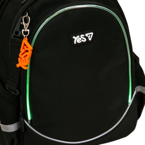 Рюкзак шкільний Yes Just Black LED S-116М (550377)