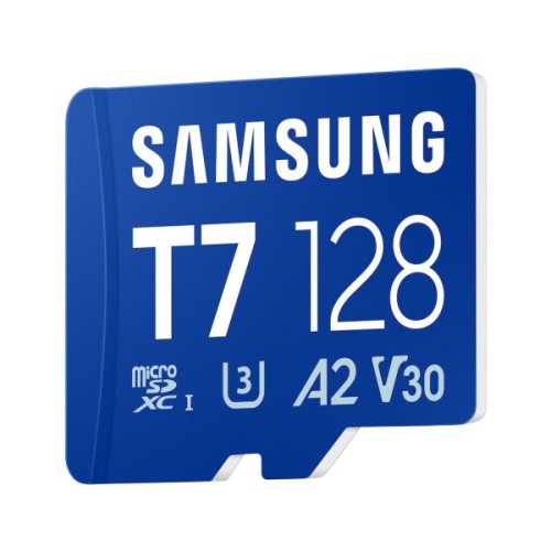 Карта пам'яті Samsung 128GB microSDXC class 10 UHS-I U3 V30 A2 T7 (MB-MB128T/WW)