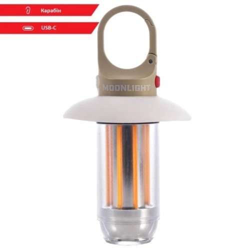 Ліхтар Falcon Eye Moonlight (500 Lm) White LED Rechargeable Type-C (FCL0029) (DAS303968)