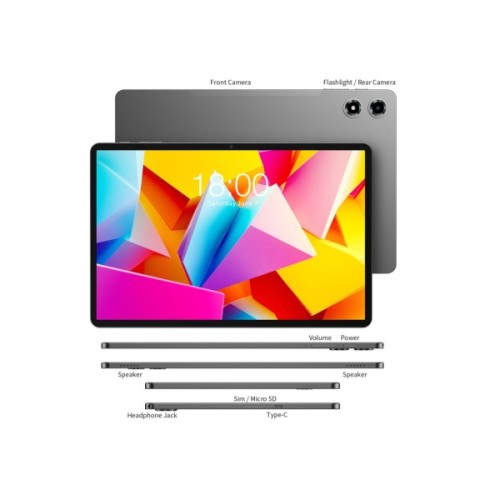 Планшет Teclast T50 Plus 11" 8/128GB LTE Grey (6940709680421)
